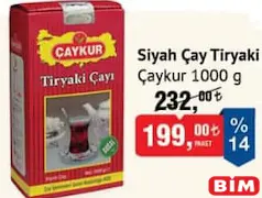 ÇAYKUR SİYAH ÇAY TİRYAKİ 1 KG ÇAYKUR SİYAH ÇAY TİRYAKİ 1 KG